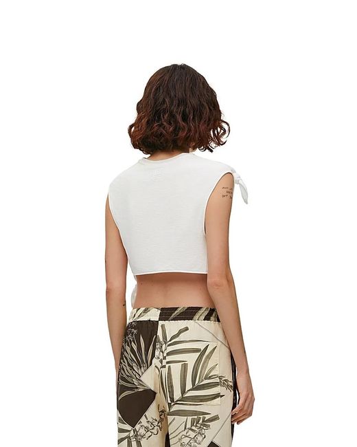 Loewe White Knot Top