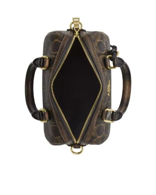 COACH Black Mini Rowan Crossbody Bag