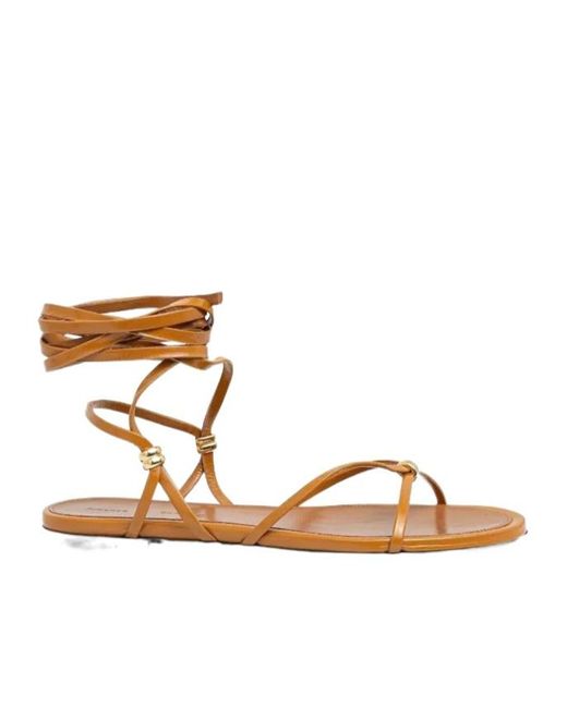 Proenza Schouler Brown Leather Sandals