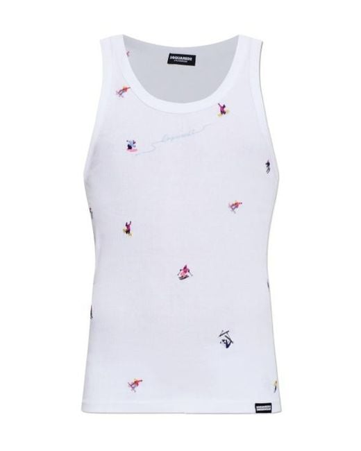 DSquared² Blue Sleeveless Vest for men