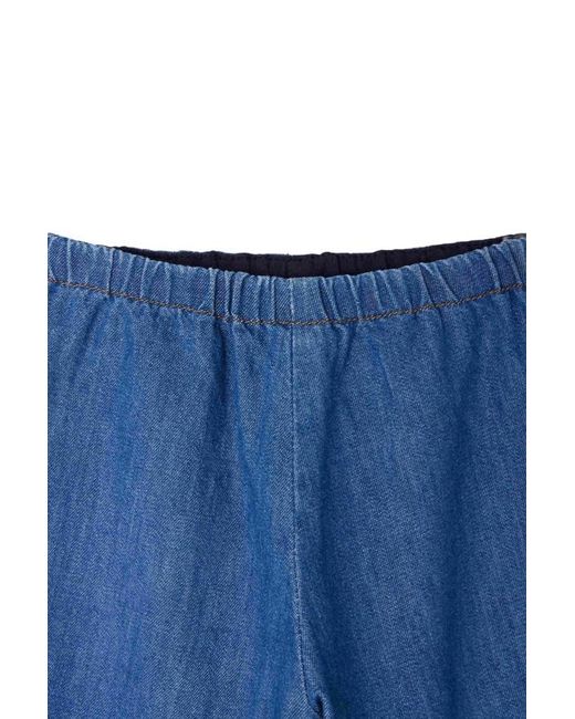 Bonpoint Blue Elastic Waist Casual Pants