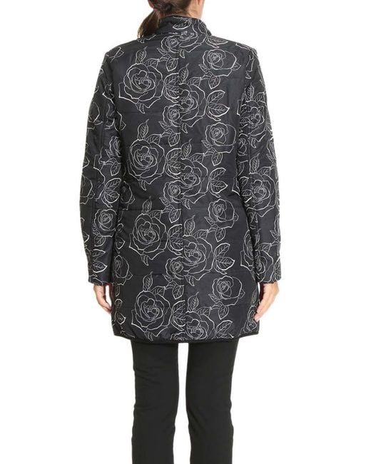 Armani Jeans Black Long Cotton-Padded Suit With A Hat