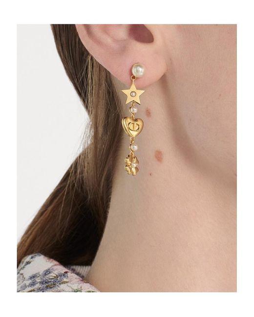 Dior Metallic Lucky Earrings