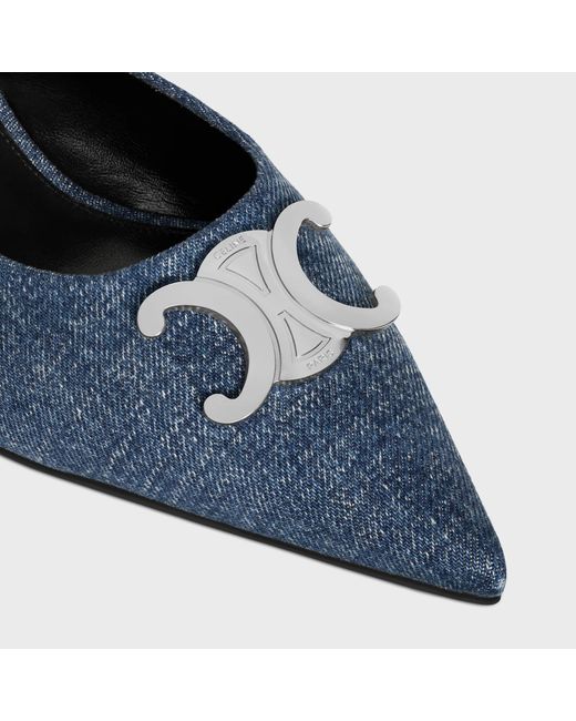 Céline Blue Alma Triomphe Mule