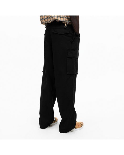 Burberry Black Workwear Casual Pants for men