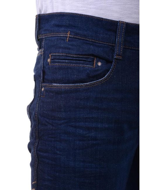 Armani Jeans Blue Logo Jeans for men