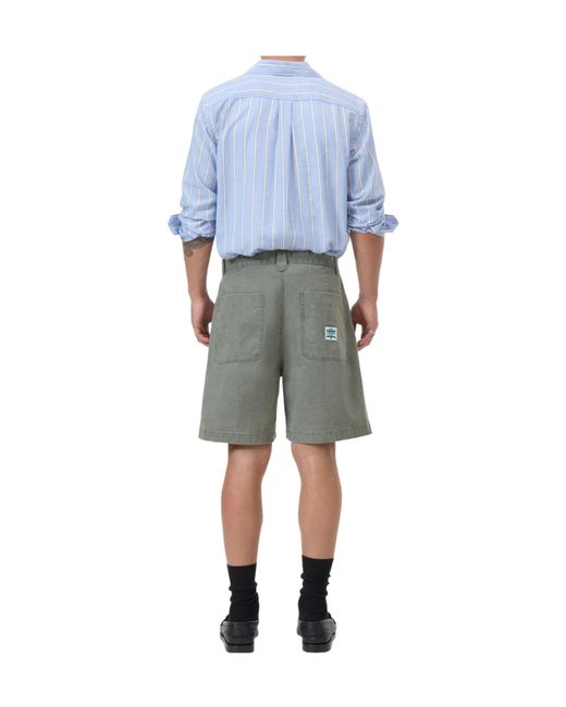 Closed Green Logo-Patch Chino Shorts for men
