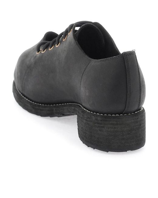 Guidi Black Lacing Business Casual Shoes for men