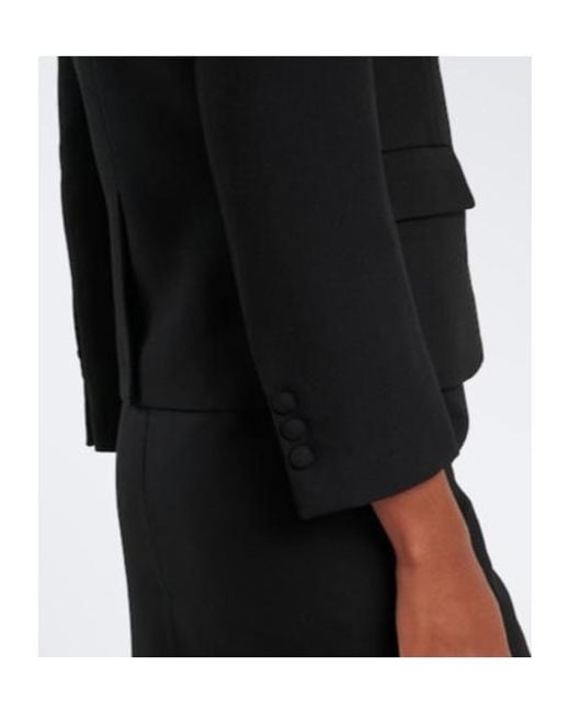 ShuShu/Tong Black Wool And Silk Jacket