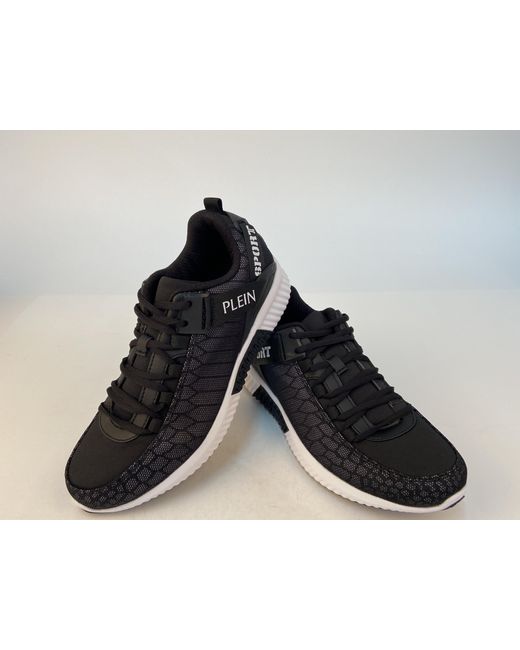 Philipp Plein Black Logo Details Casual Sports Shoes for men