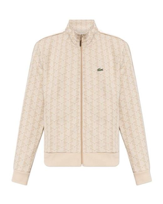 Lacoste Natural Paris Zip-Up Track Jacket for men