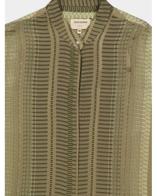 Zeus + Dione Green Maira Dress