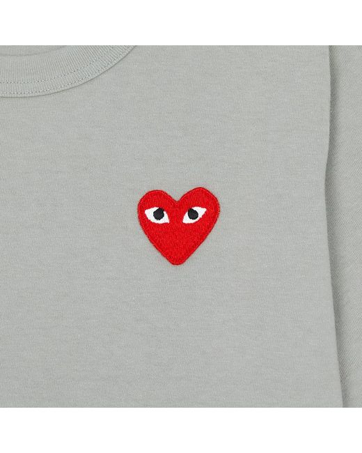 Comme des Garçons Gray Crew Neck T-Shirt