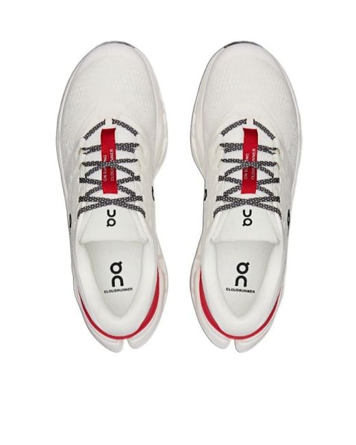 On Shoes White Cloudrunner 3 Running Shoes for men