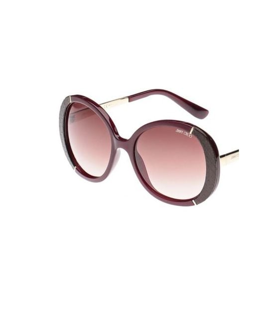 Jimmy Choo Pink Logo Sunglasses