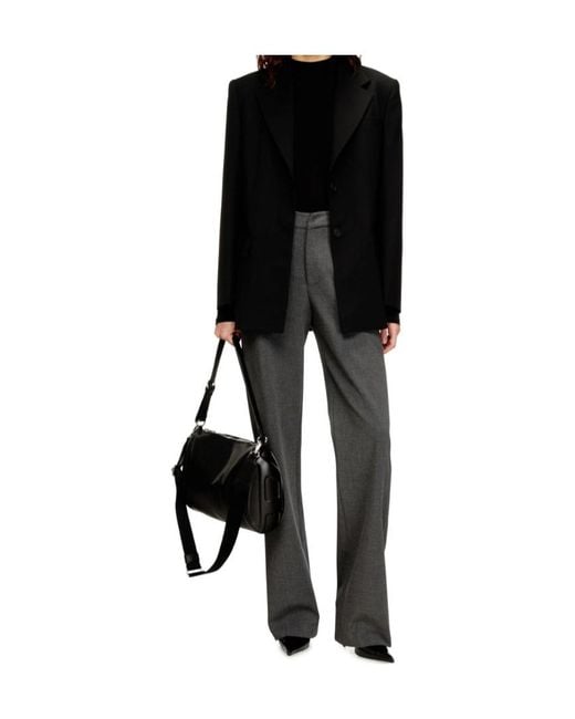 DIESEL Black Single-Breasted Blazer