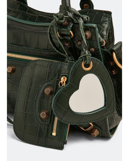 Balenciaga Black Neo Cagole Xs Rivet Shoulder Bag