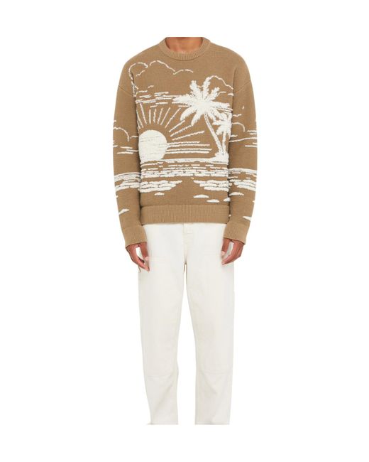 Alanui Natural Beyond The Horizons Sweater for men