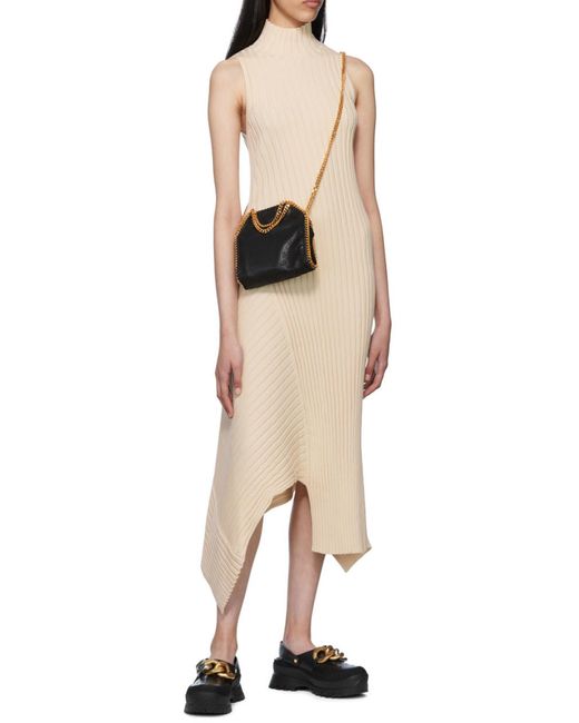 Stella McCartney Black Falabella Tiny Tote Bag