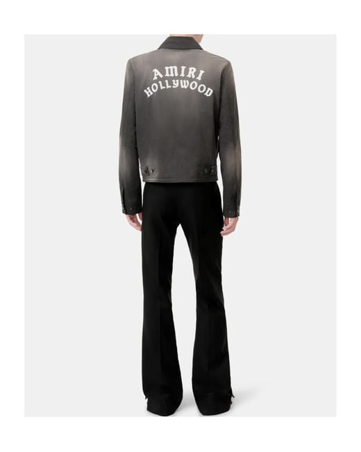 Amiri Black Hollywood Work Jacket for men