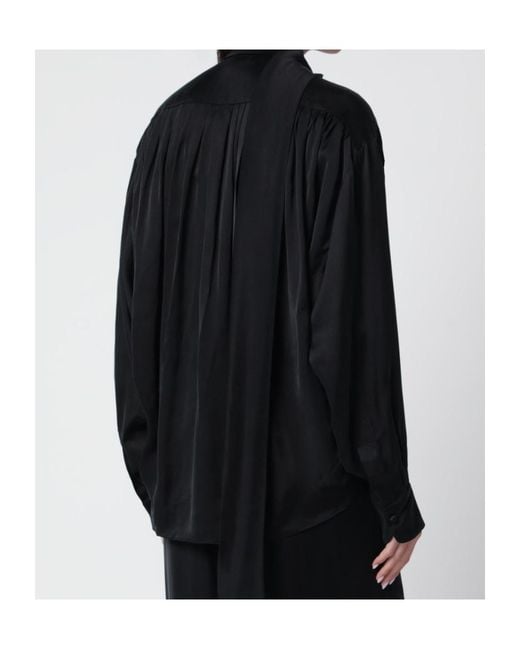 ANDAMANE Black Mathilda Blouse