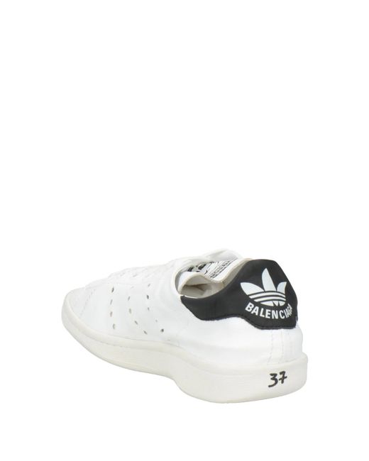 Balenciaga White Low-Top Sneakers