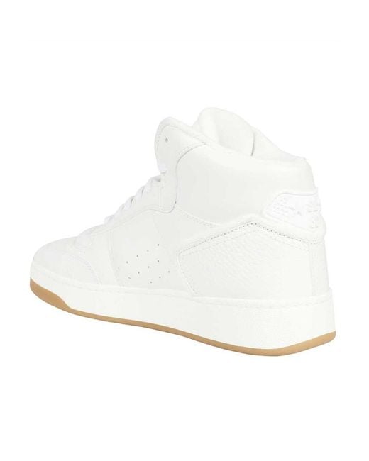 Saint Laurent White Sl/80 Mid-Top Sneakers for men