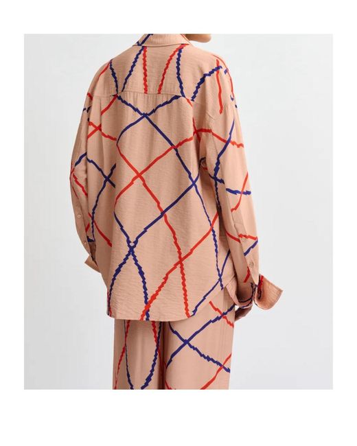 Essentiel Antwerp Pink Long-Sleeved Shirt