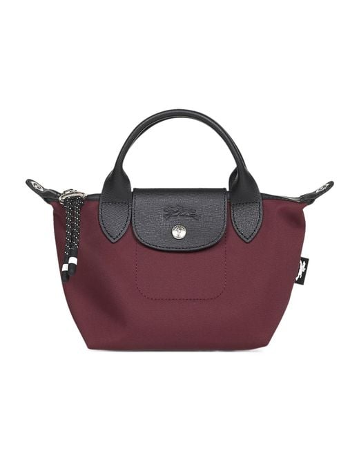 Longchamp Purple Le Pliage Energy Xs Top Handle Bag