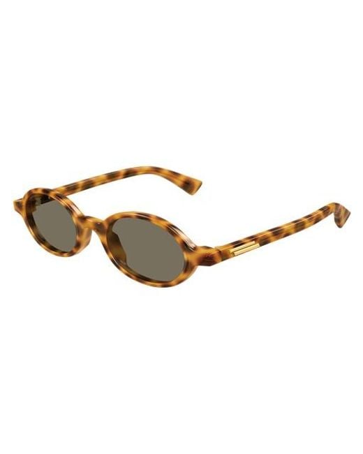 Bottega Veneta Multicolor Eyewear Oval Frame Sunglasses for men