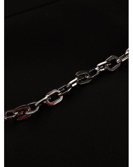 Givenchy Black Chain Link Straight Leg Trousers for men