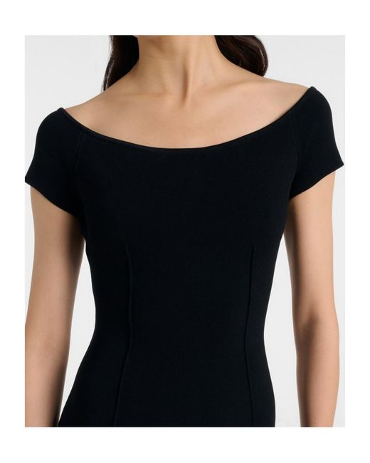 Joseph Black Slit Detail Dress
