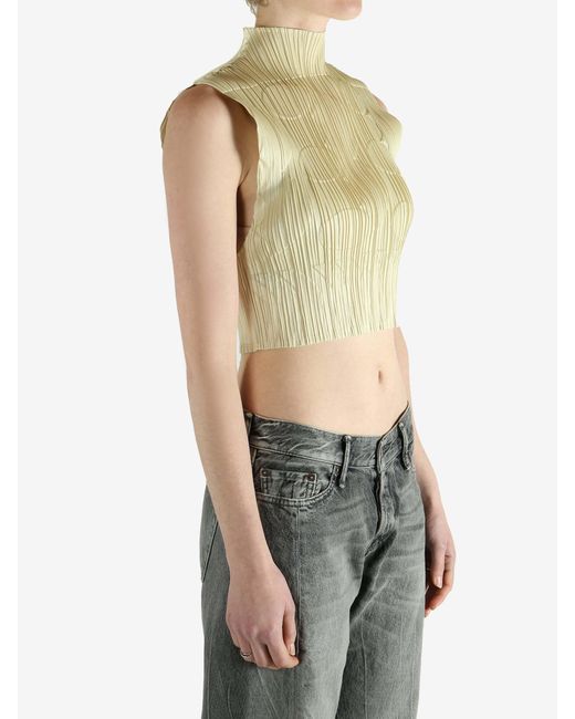 Pleats Please Issey Miyake Multicolor Pleats Please Issey Miyake Tune Shirt