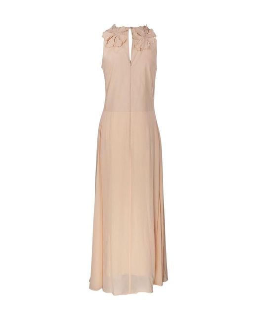 Forte_forte Natural Floral Appliqué Dress