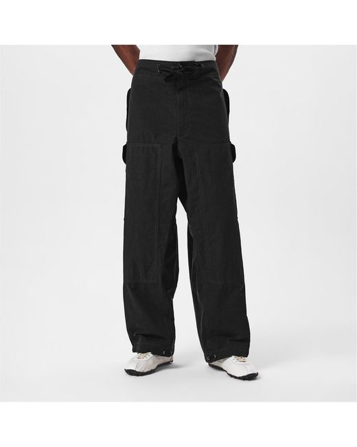 Maison Margiela Black Work Casual Pants for men
