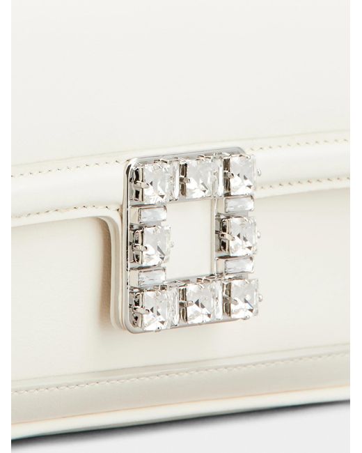 Roger Vivier Natural Jeu De Fille Clutch Bag