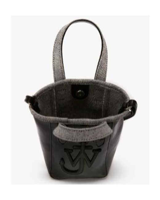 J.W. Anderson Black Jw Anderson Anchor Patch Mini Belt Tote Bag