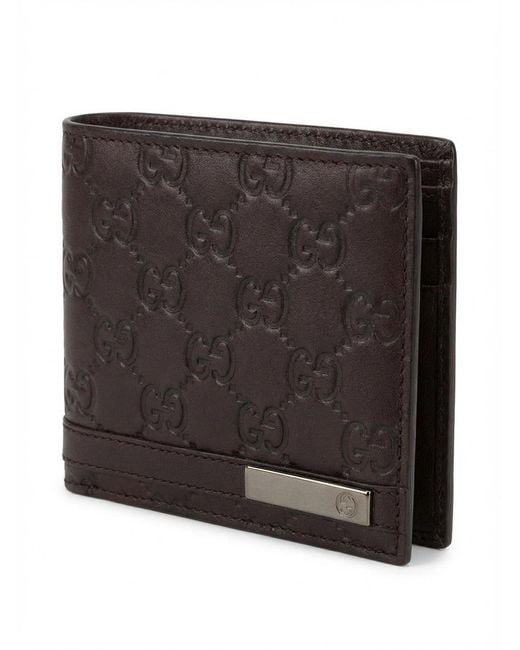 Gucci Black Double G-Decorated Wallet for men