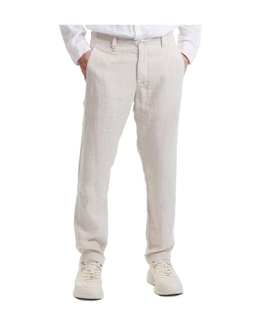 Transit Gray Linen Trousers for men