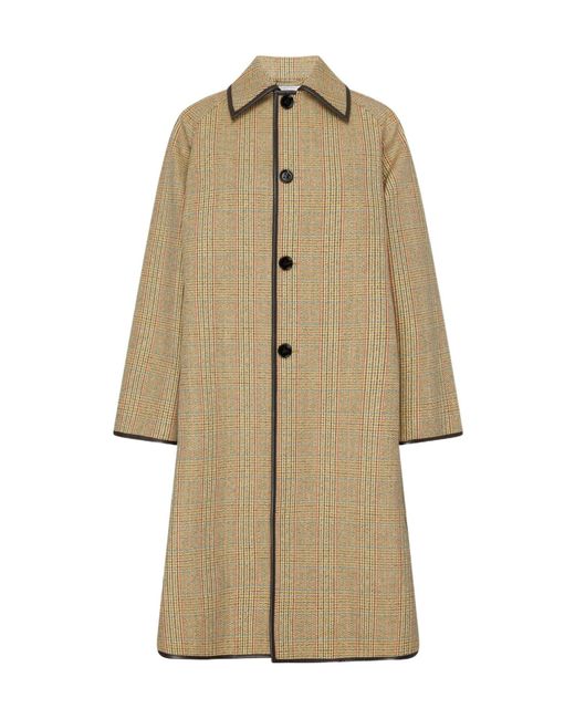 Bottega Veneta Natural Long-Sleeved Coat