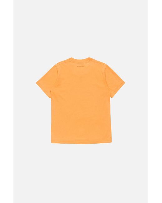 Acne Orange T-Shirt Graphique