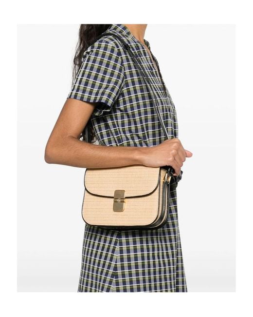 A.P.C. Natural Grace Clasp Fastened Small Shoulder Bag
