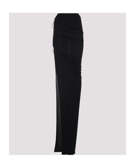 Rick Owens Black Edfu Skirt