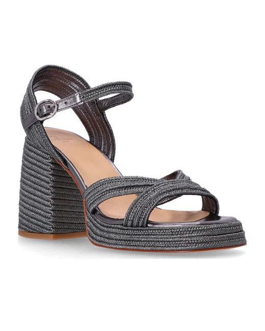 Castaner Multicolor Valle 90Mm Metallic-Finish Sandals