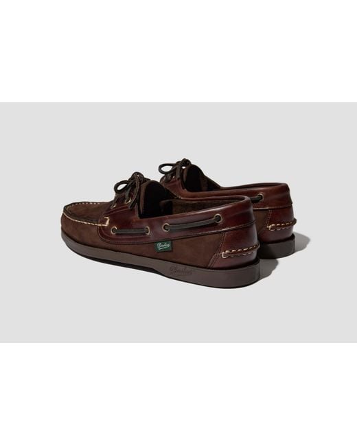 Paraboot Brown Round-Toe Casual Shoes for men