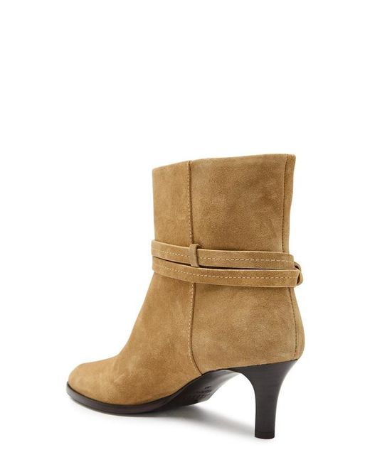 Isabel Marant Brown Meyli Suede Ankle Boots