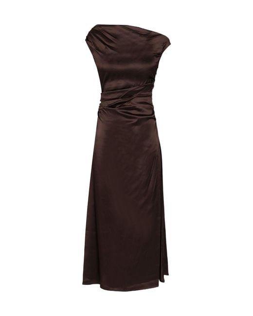 Staud Brown Phare Dress