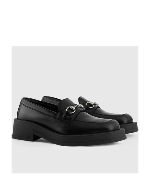 Gucci Black Interlocking G Loafers for men