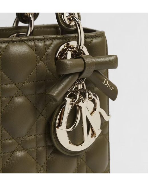 Dior Green Small Lady Shoulder Bag