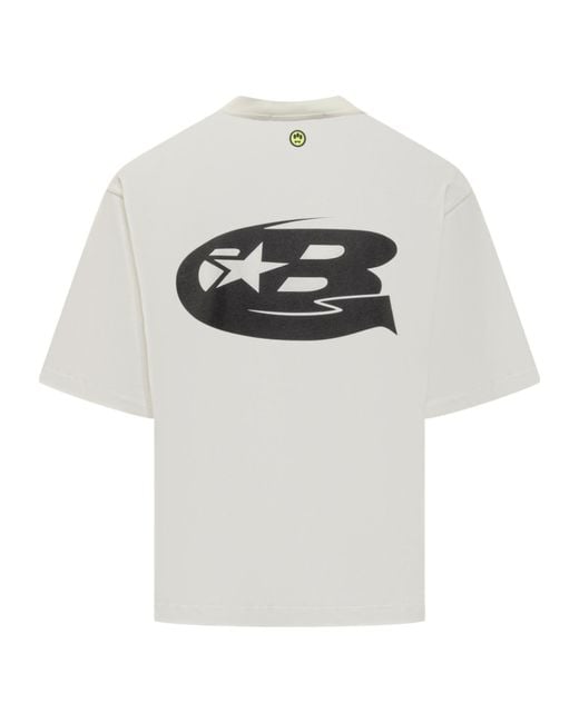 Barrow White Logo Jersey T-Shirt for men